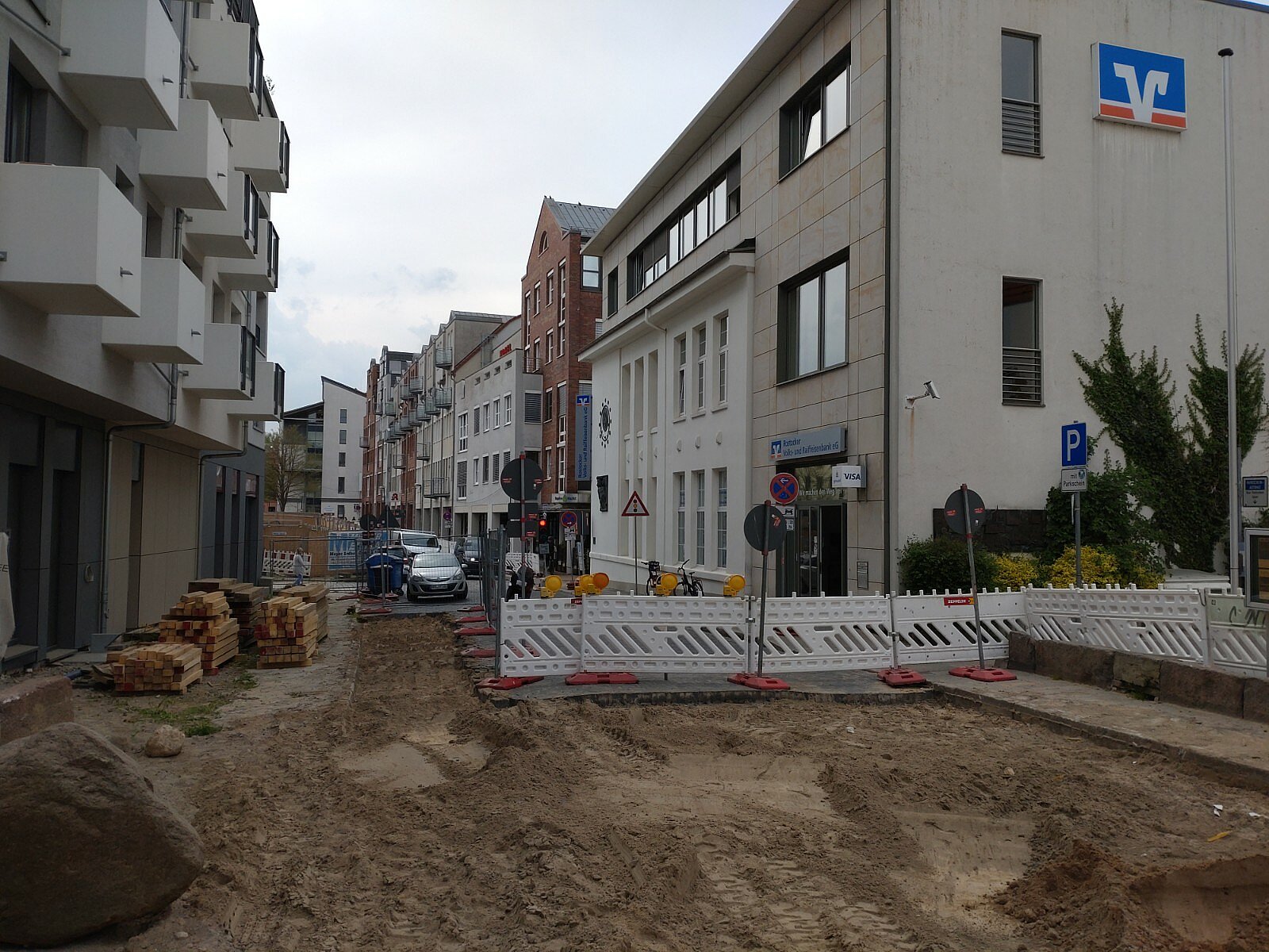 Bauarbeiten am Glatten Aal
